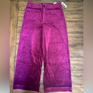 NWT Maeve Wide Leg Crop